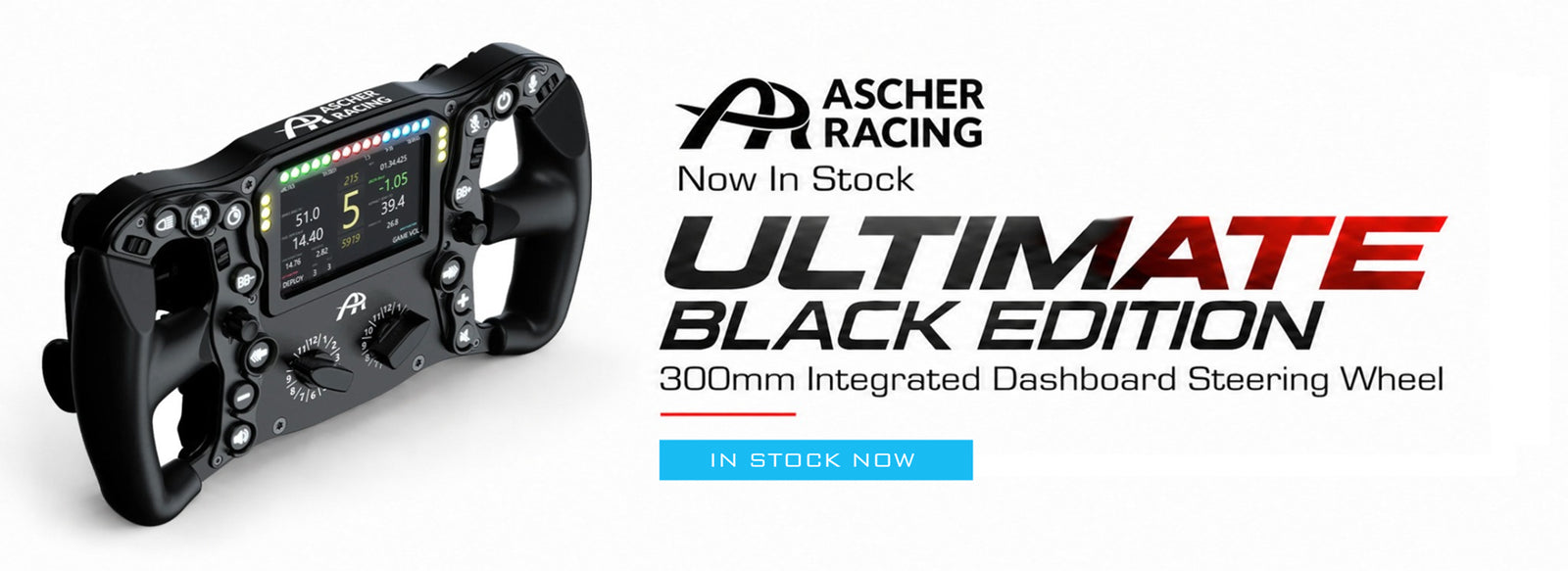 Ascher Ultimate Black Edition GT Wheel