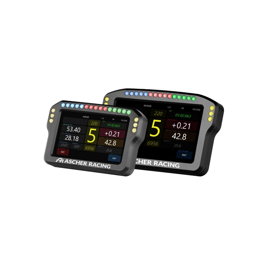 Ascher Racing Dashboard - 5" Touchscreen for sim racing on Player1 Sim Gear