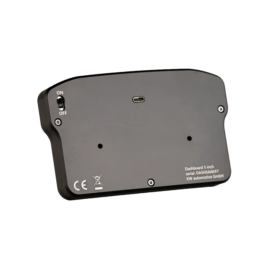 Ascher Racing Dashboard - 5" Touchscreen for sim racing on Player1 Sim Gear