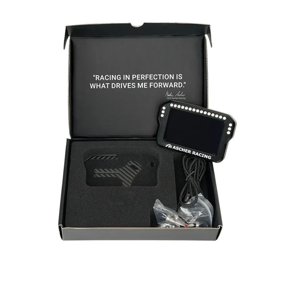 Ascher Racing Dashboard - 5" Touchscreen for sim racing on Player1 Sim Gear