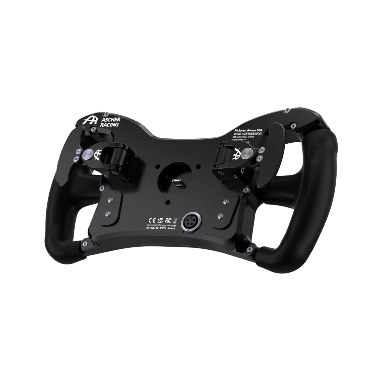 Ascher Racing McLaren Artura GT4 Sim Racing Wheel (USB Model) on Player1 Sim Gear