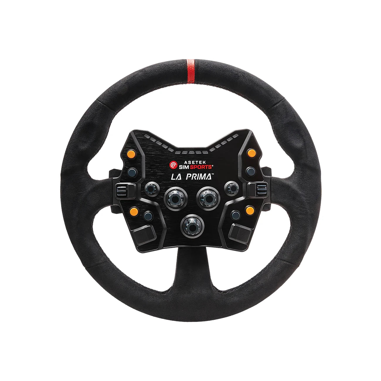 Asetek Comfort+ Wheel Rim with La Prima Button Box Hub on Player1 Sim Gear