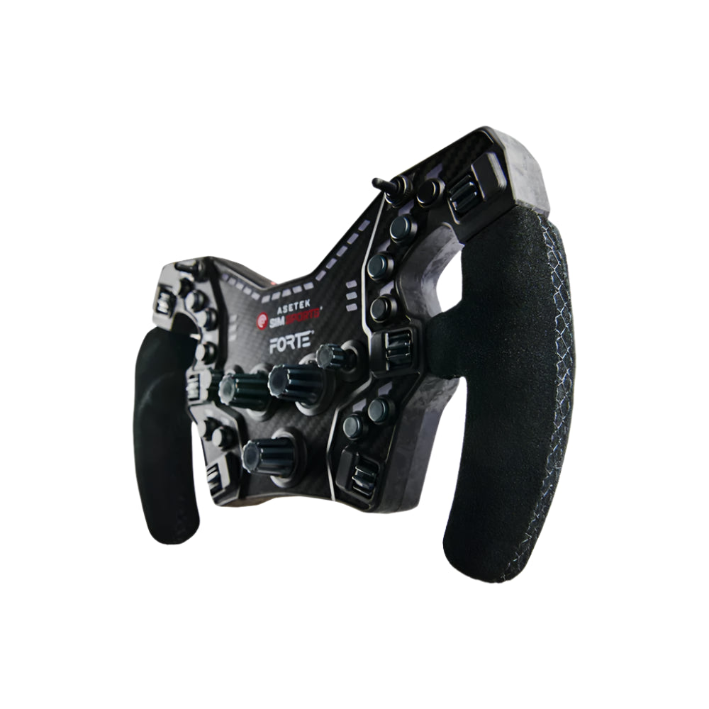 Asetek Regular Handles With Suede for Sim Racing on Player1 Sim Gear