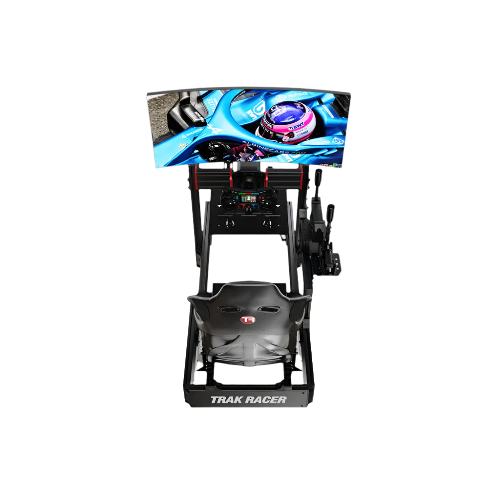 Budget Cockpit-Mounted Single Monitor Stand - 580mm / 22.8" Wide for Sim Racing on Player1 Sim Gear