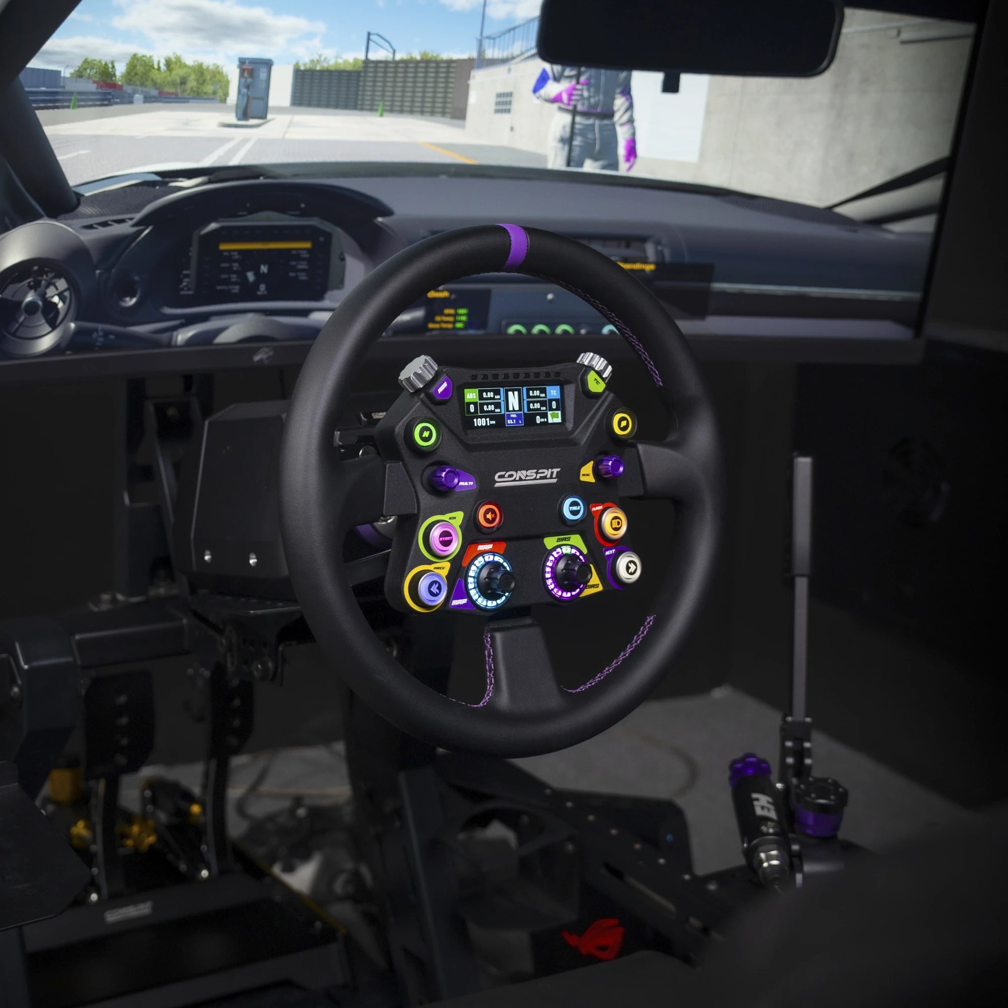 Conspit 310 Apex Sim Racing Wheel on Player1 Sim Gear