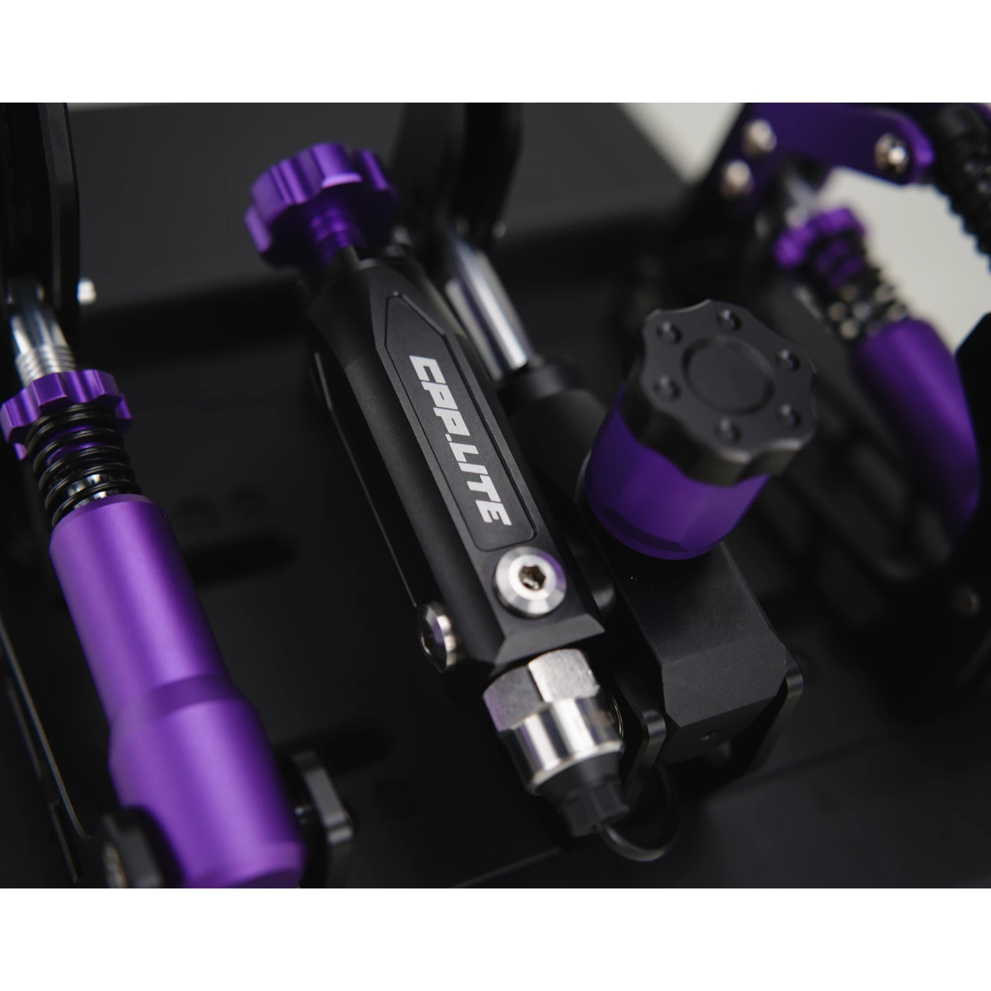 Conspit CPP Lite 3 Pedal Set of Hydraulic 10Mps/100KG Haptic Sim Racing Pedals on Player1 Sim Gear