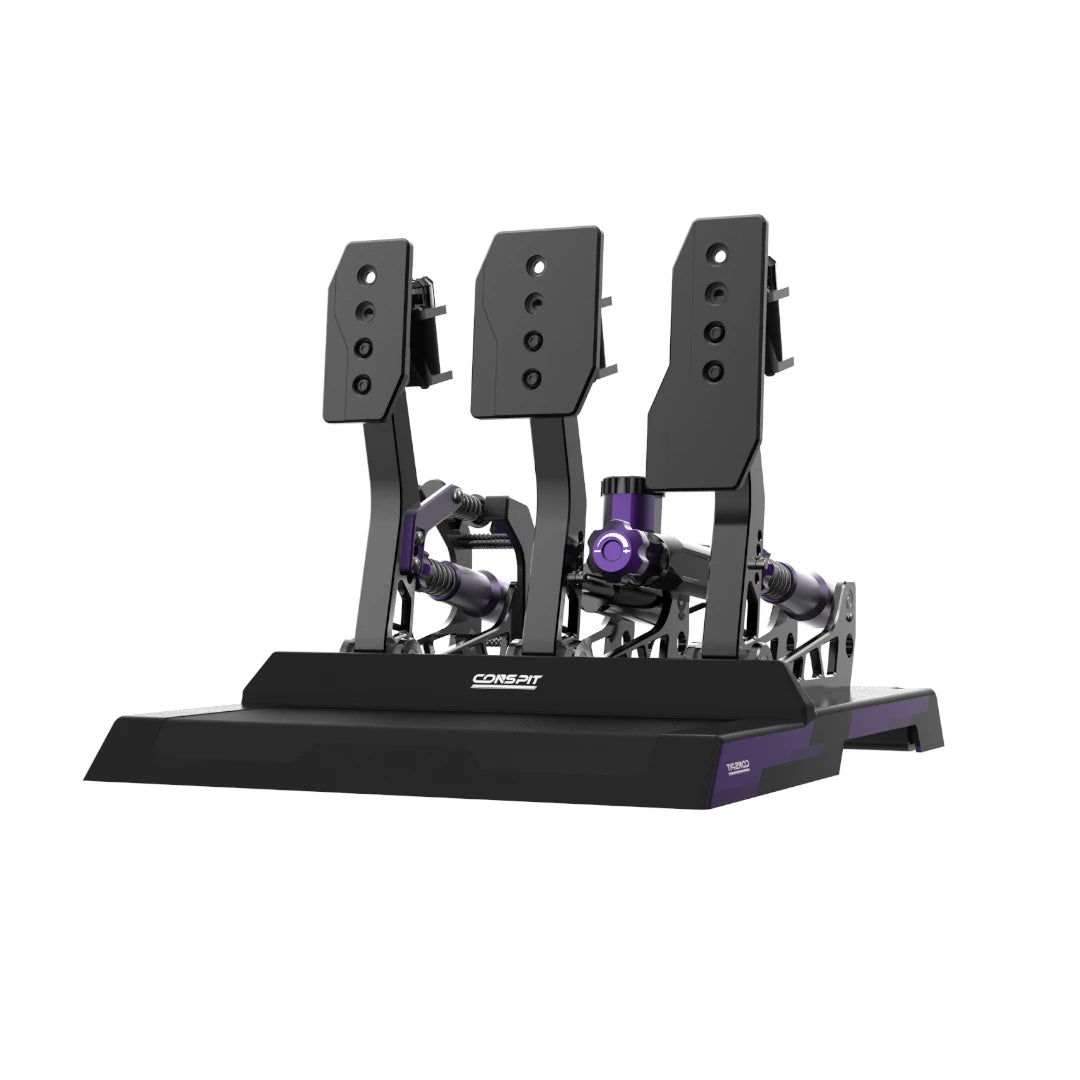 Conspit CPP Lite 3 Pedal Set of Hydraulic 10Mps/100KG Haptic Sim Racing Pedals on Player1 Sim Gear