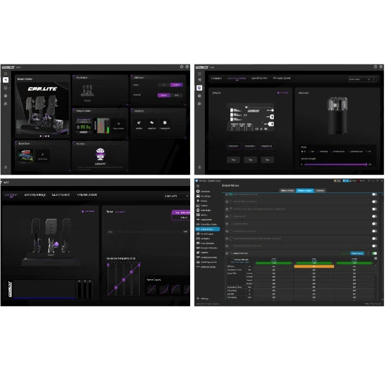 Conspit CPP Lite 3 Pedal Set of Hydraulic 10Mps/100KG Haptic Sim Racing Pedals on Player1 Sim Gear