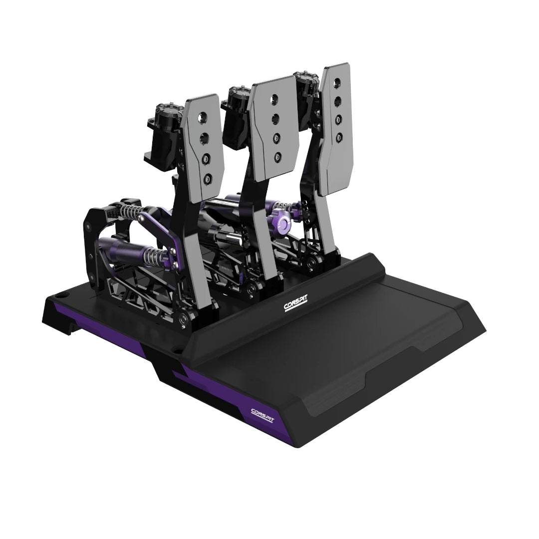 Conspit CPP Lite 3 Pedal Set of Hydraulic 10Mps/100KG Haptic Sim Racing Pedals on Player1 Sim Gear