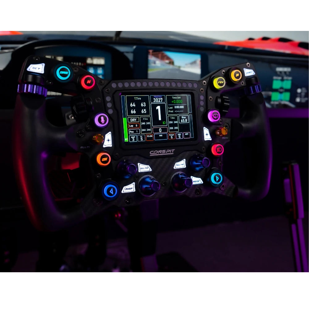 Conspit SimHub Formula GT Sim Racing Wheel on Player1 Sim Gear