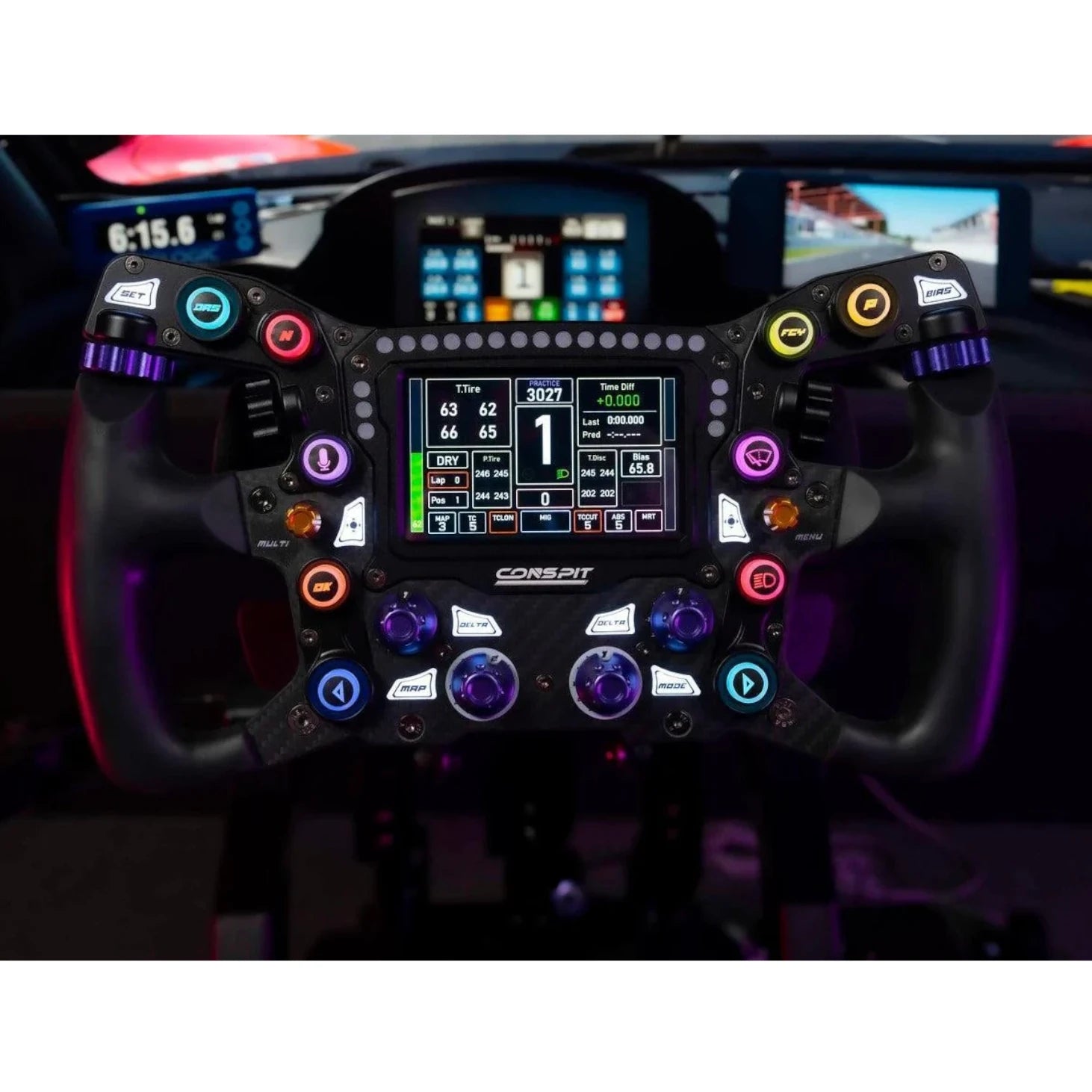 Conspit SimHub Formula GT Sim Racing Wheel on Player1 Sim Gear