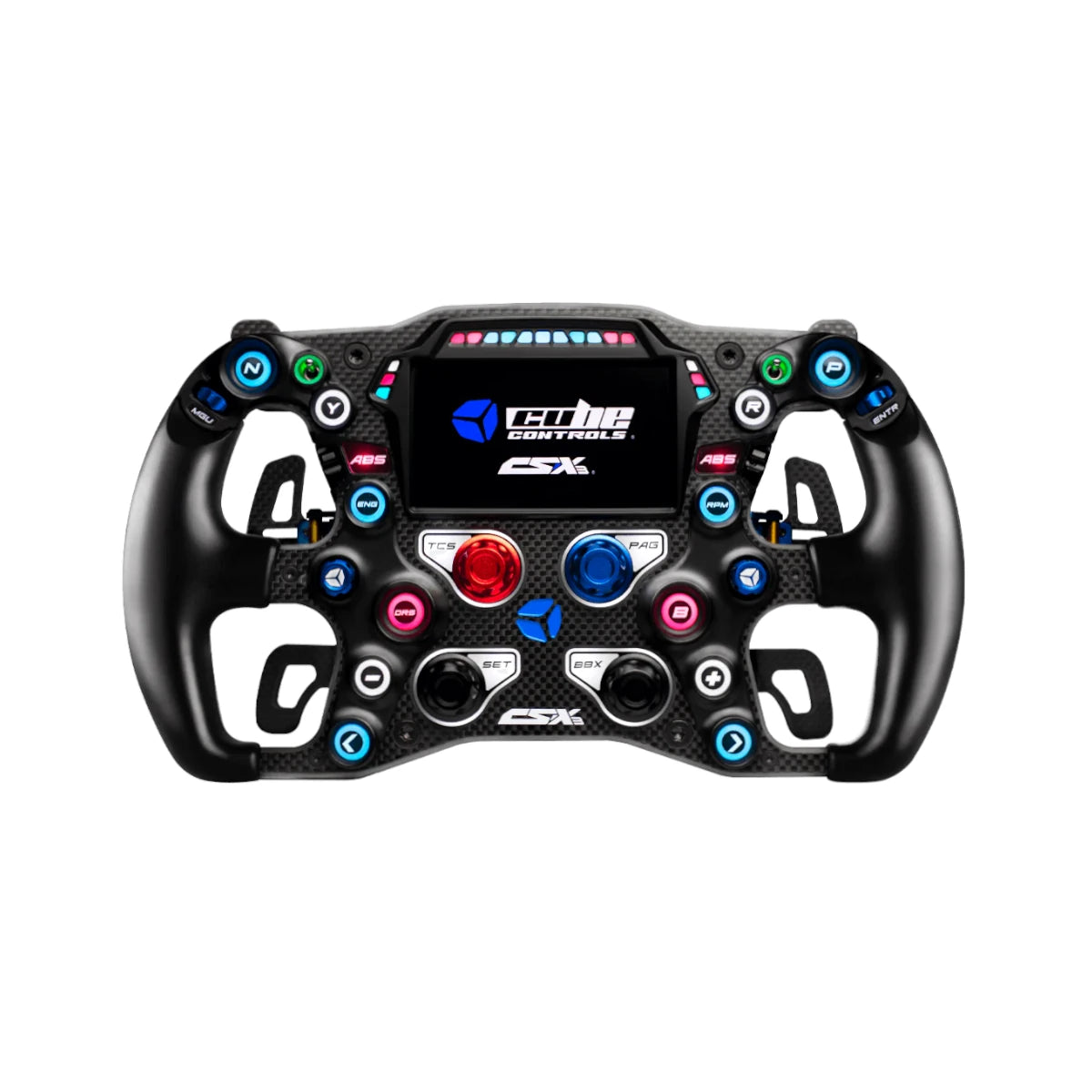 Cube Controls - CSX-3 - 4 Paddles Steering Wheel for Sim Racing on Player1 Sim Gear