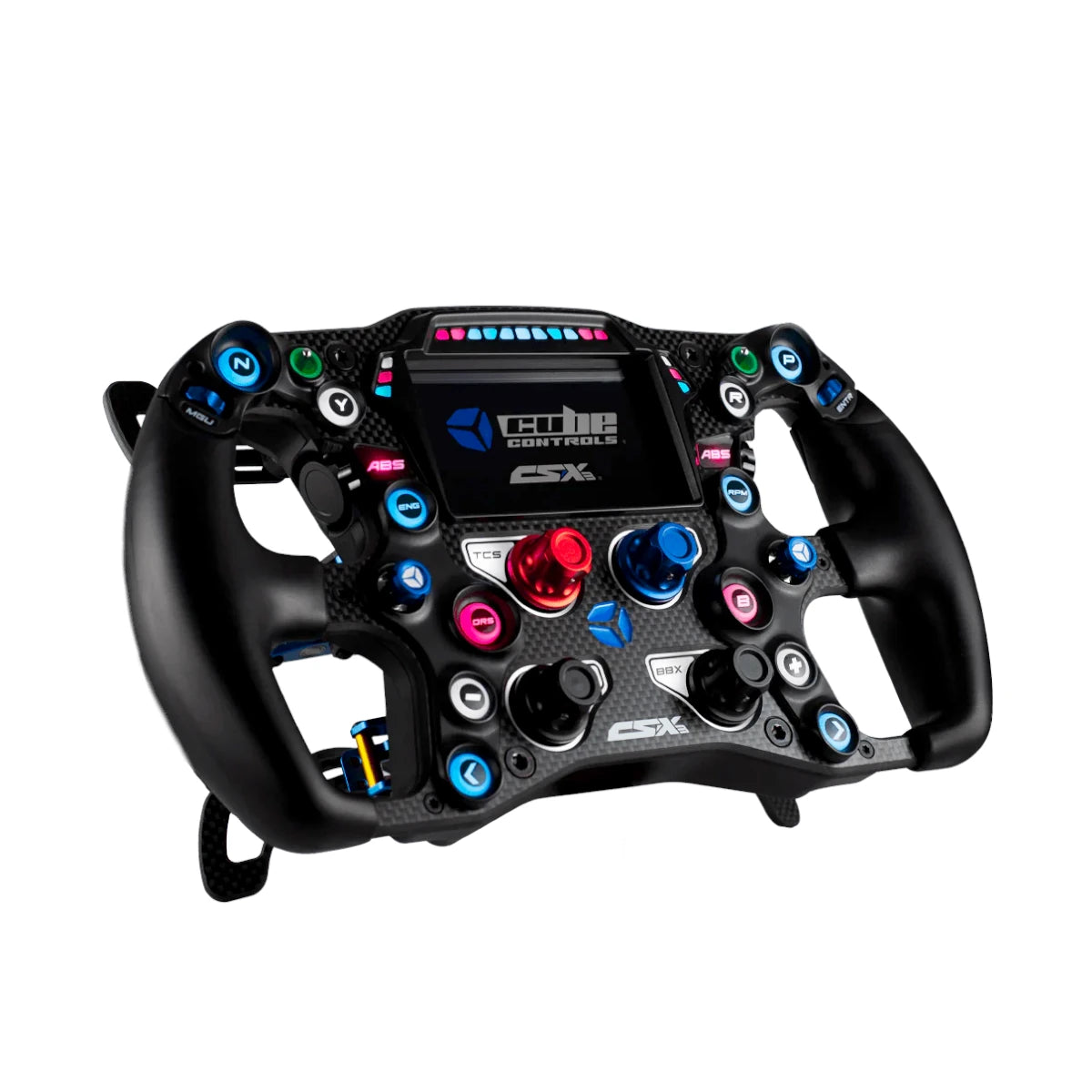 Cube Controls - CSX-3 - 4 Paddles Steering Wheel for Sim Racing on Player1 Sim Gear