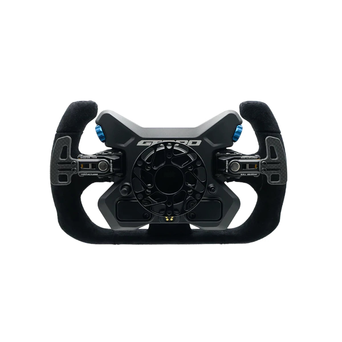 Cube Controls - GT PRO V2 – Reparto Corse Zero Suede 2 paddles - Black Sim Racing Steering Wheel on Player1 Sim Gear