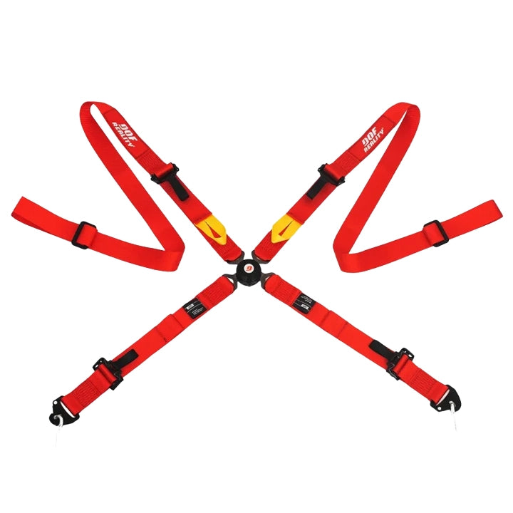 DOF Reality 4-Point Harness (Red)