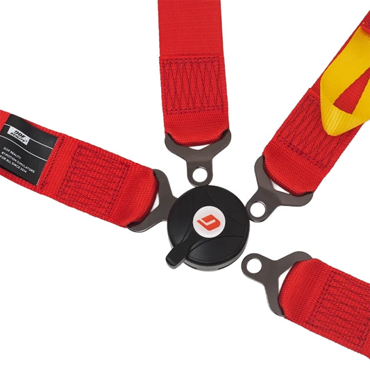 DOF Reality 4-Point Harness (Red)