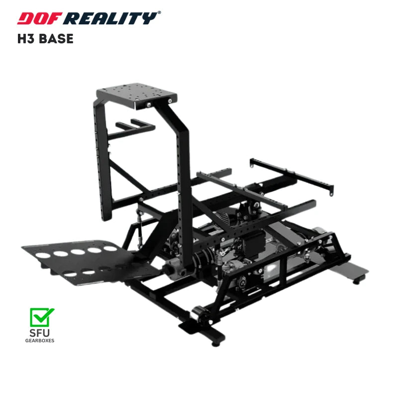 DOF Reality H3 Motion System with SFU Gearboxes (H3 Model) on Player1 Sim Gear