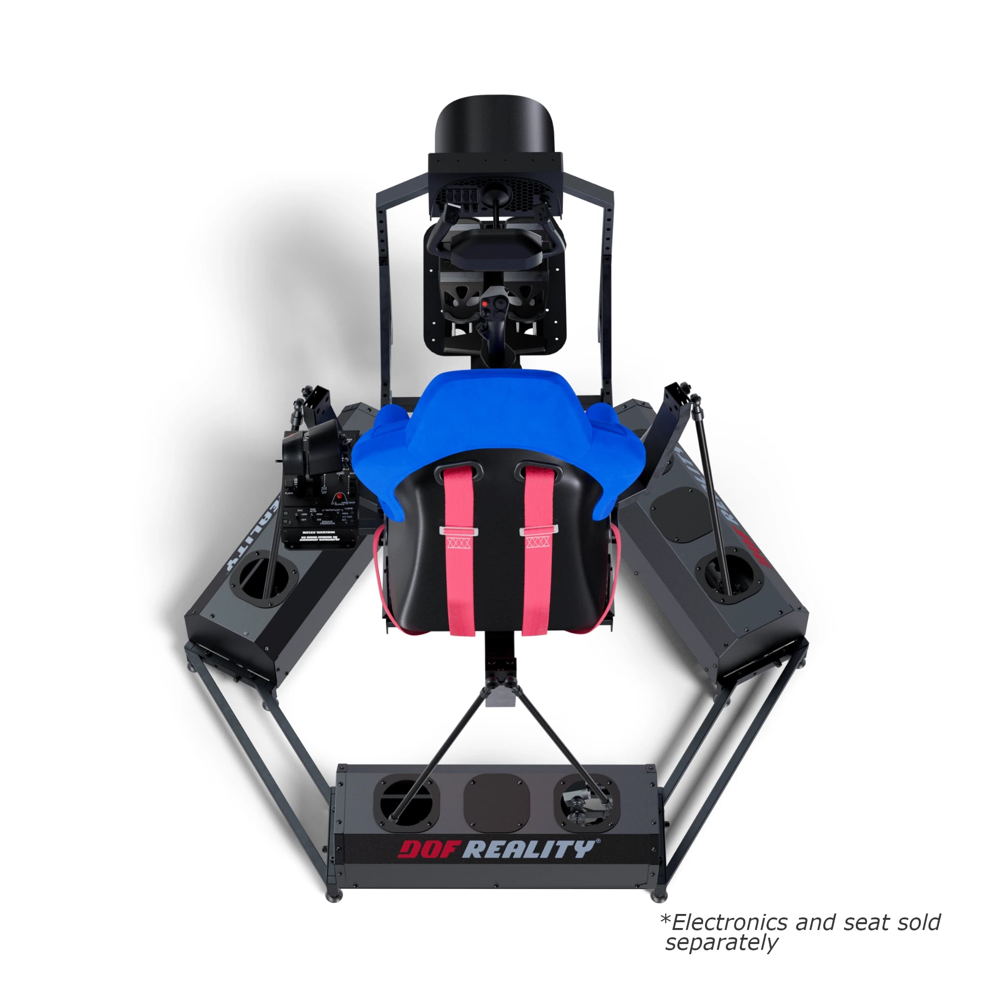 DOF Reality H6r System with SFU Gearboxes + Upgraded Reducer Motors on Player1 Sim Gear