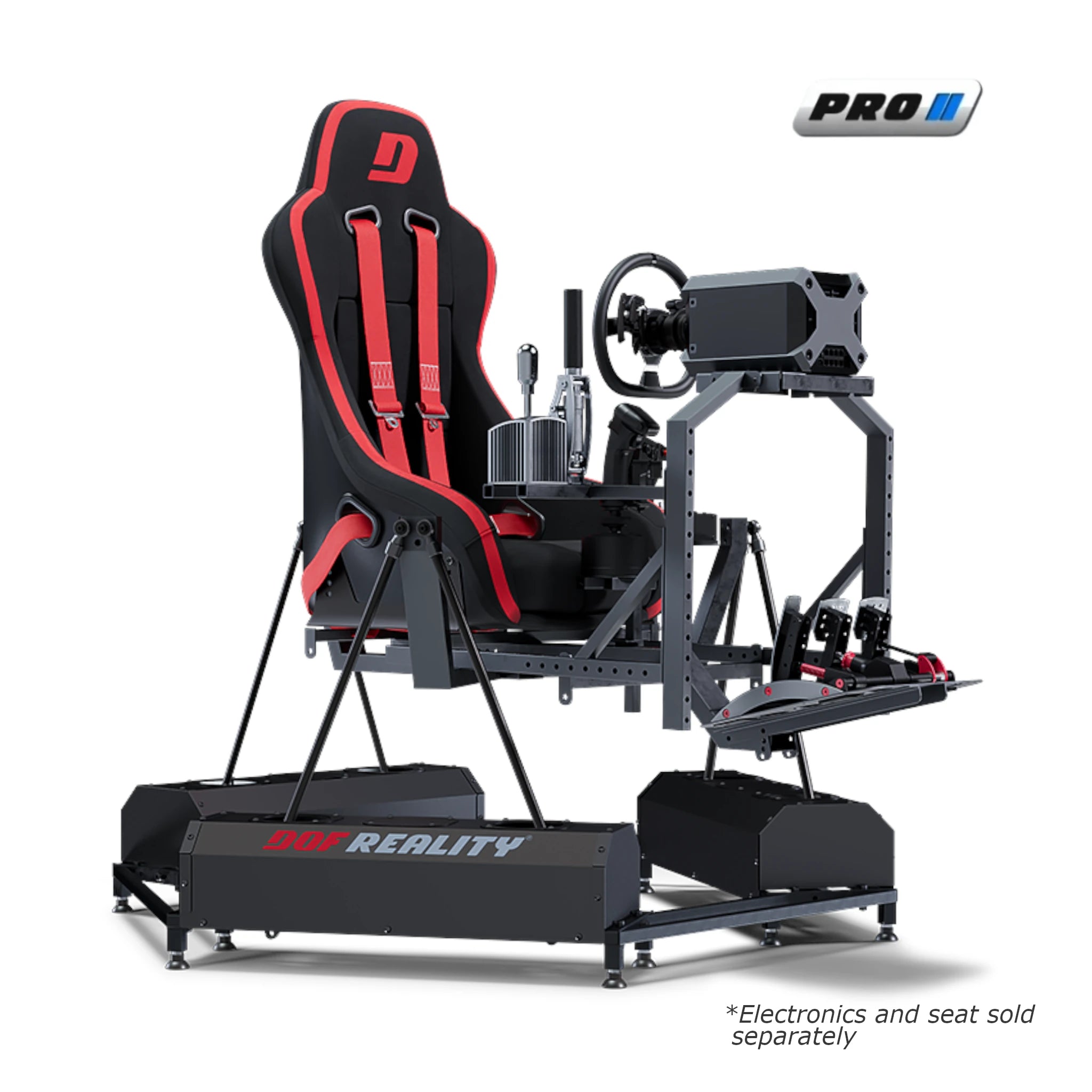 DOF Reality P6e System with SFU Gearboxes + Upgraded Reducer Motors on Player1 Sim Gear