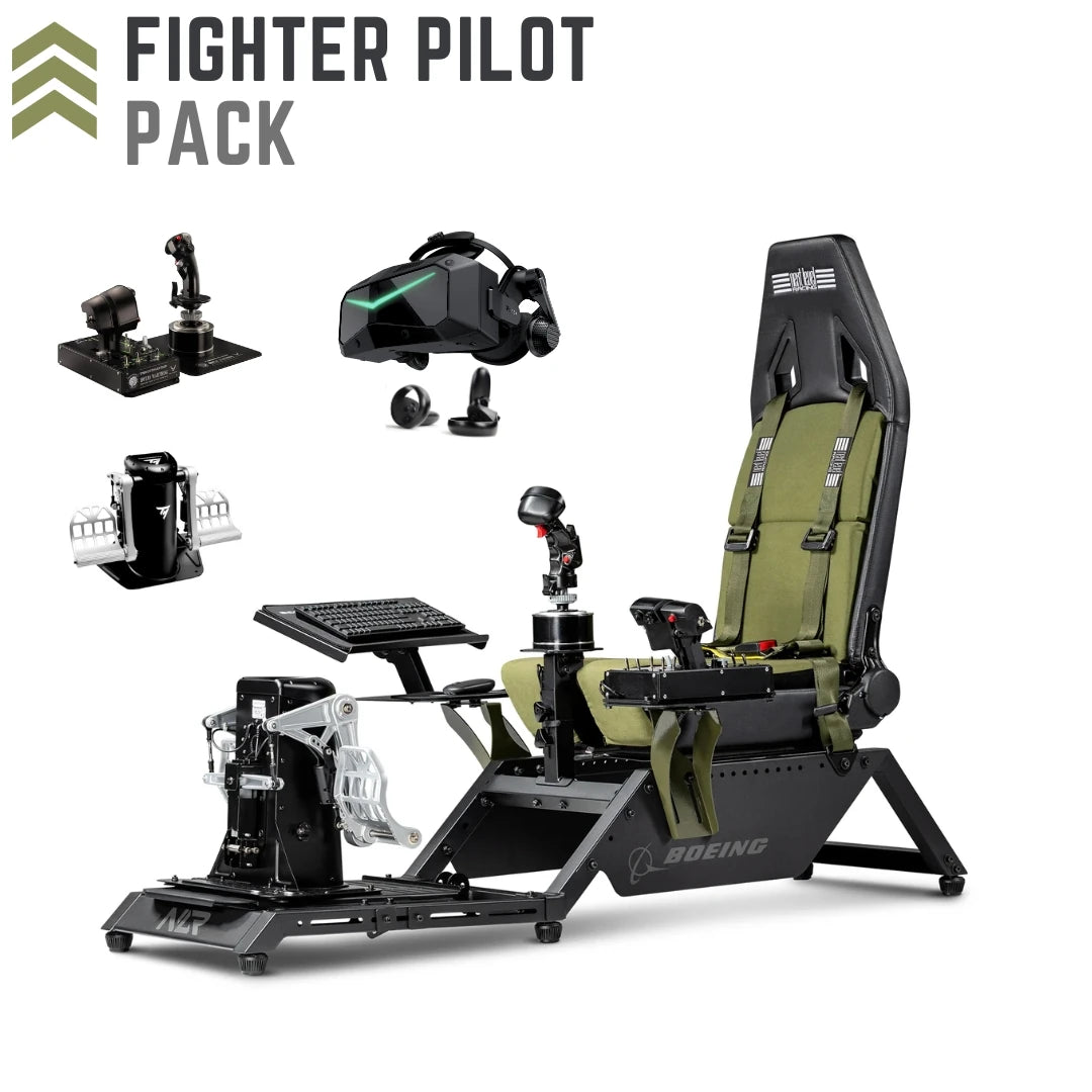 Fighter pilot flight sim pack on Player1 Sim Gear