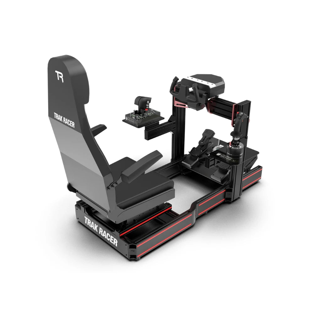 Flight Sim Control Mounts with 2 Side Supports for all Aluminum Cockpits  for Sim Racing on Player1 Sim Gear