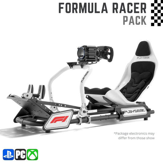 Formula 1 Sim Racing Package on Player1 Sim Gear with Logitech, Moza and Simagic
