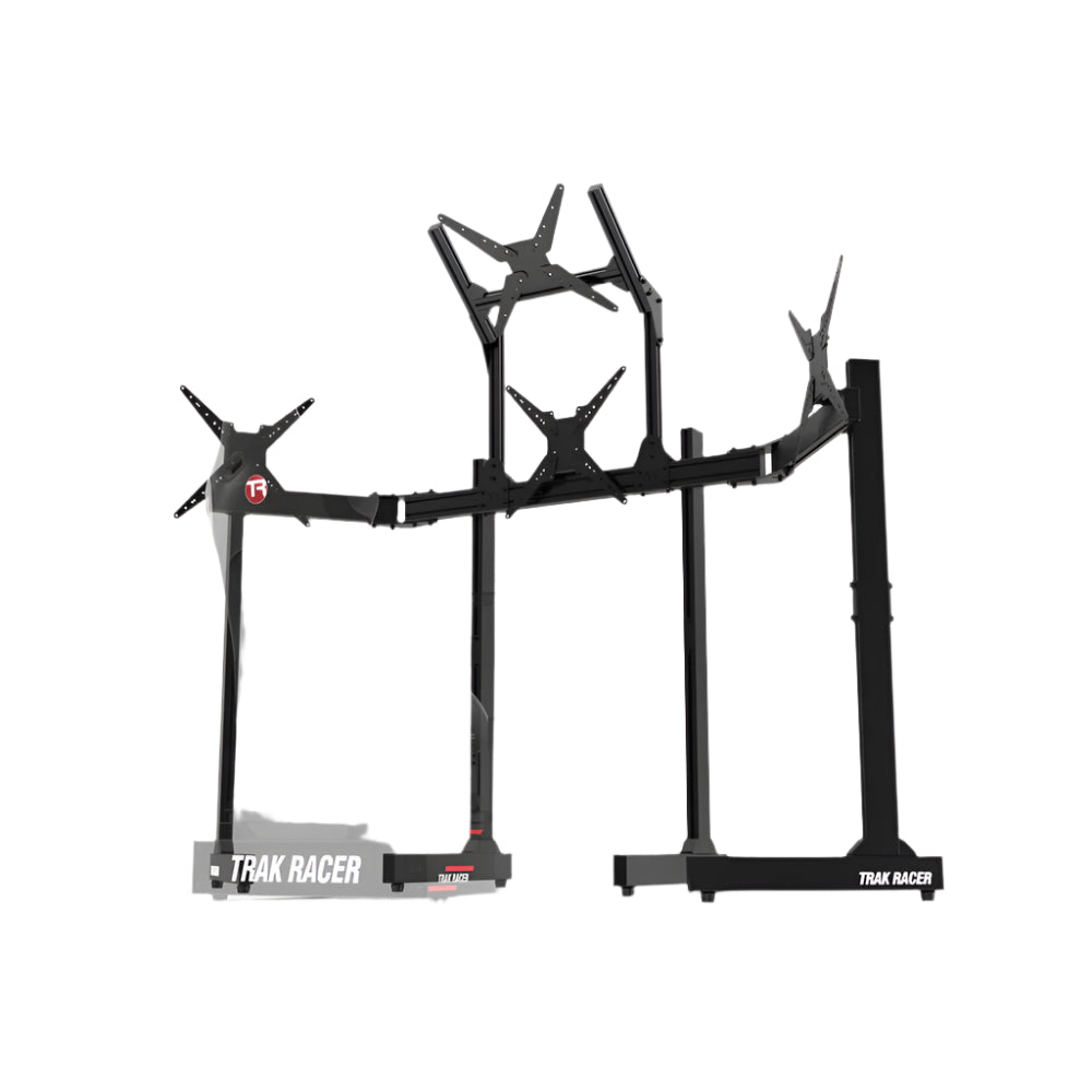 Freestanding Triple (3) Monitor Stand with Extra Leg Supports for Sim Racing on Player1 Sim Gear