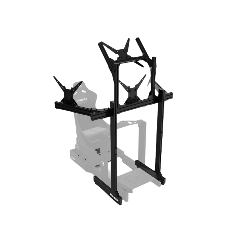 Freestanding Quad (4) Monitor Stand - up to 45" displays for Sim Racing on Player1 Sim Gear