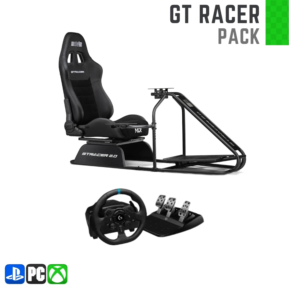 GTRacer 2.0 Pack Sim Racing Bundle on Player1 Sim Gear