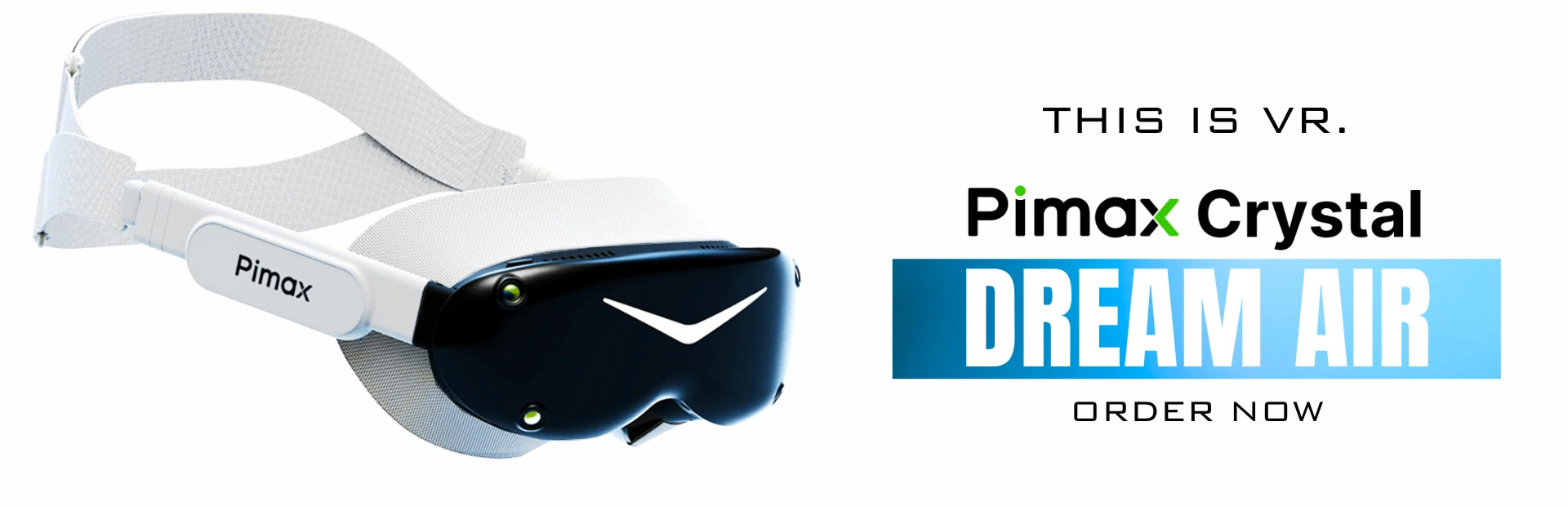Pimax Crystal Dream Air Ultralight 8K VR Headset on Player1 Sim Gear Australia