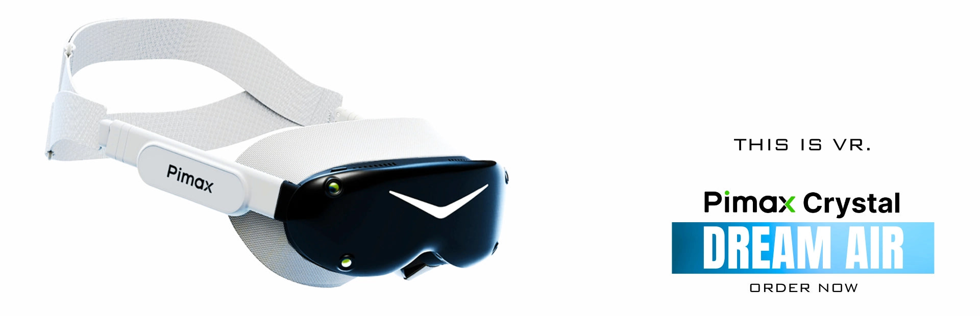 Pimax Crystal Dream Air Ultralight 8K VR Headset on Player1 Sim Gear Australia