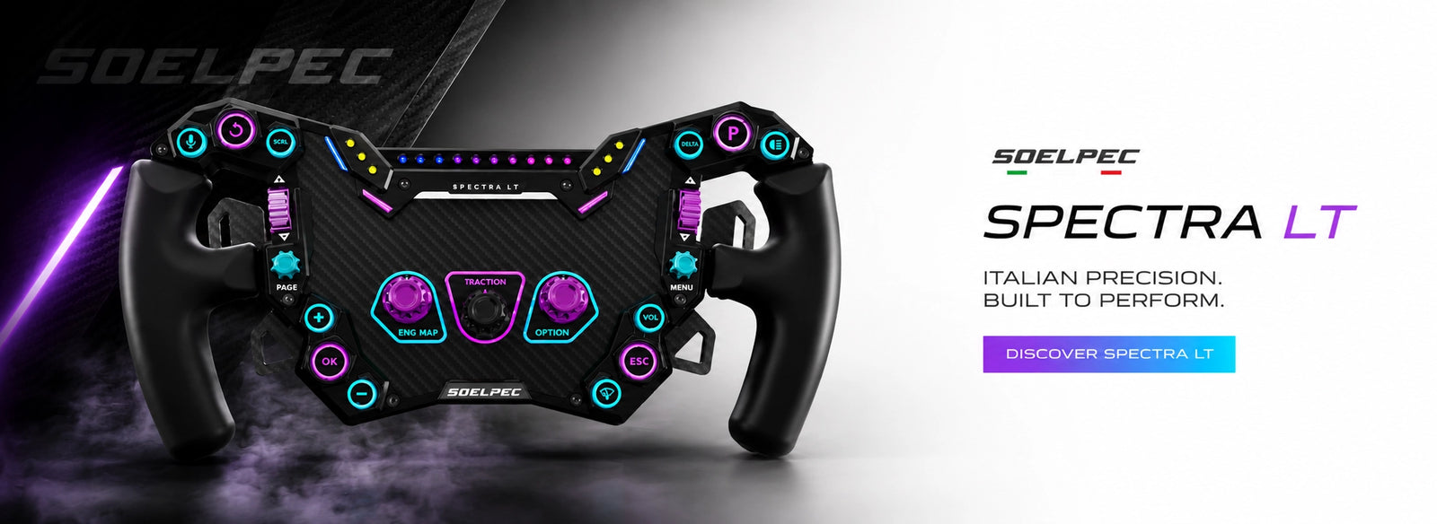 Soelpec Spectra LT Sim Racing Wheels and Dashboards on Player1 Sim Gear Australia