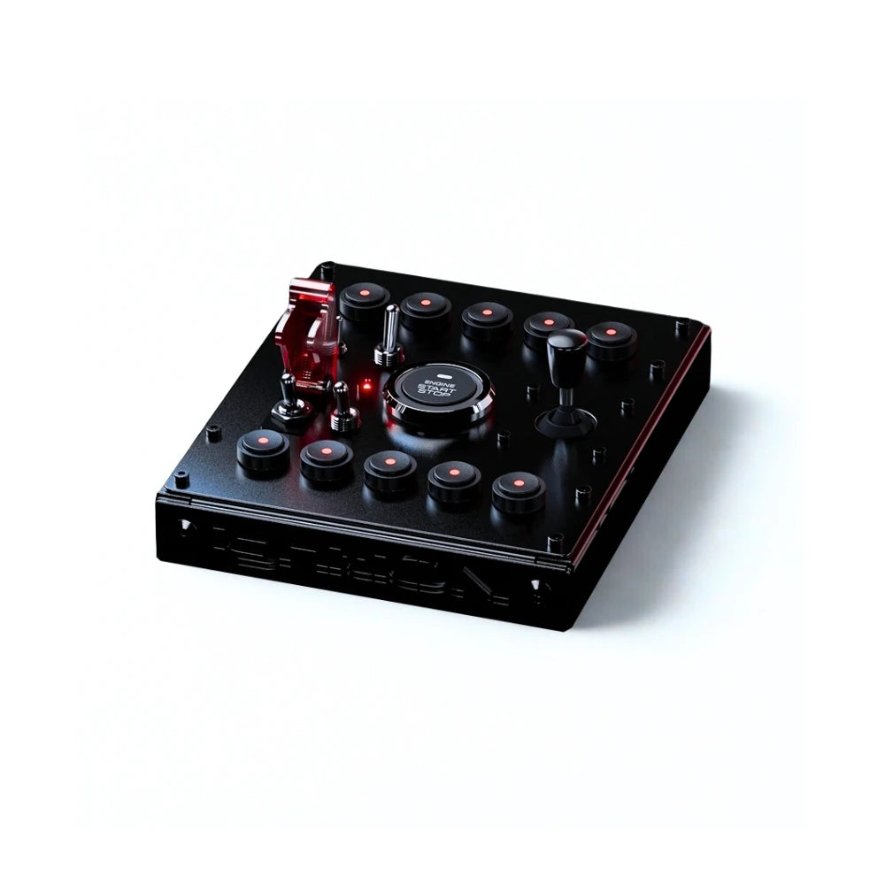 Ignition Controls all metal Mini EX Button Box on Player1 Sim Gear