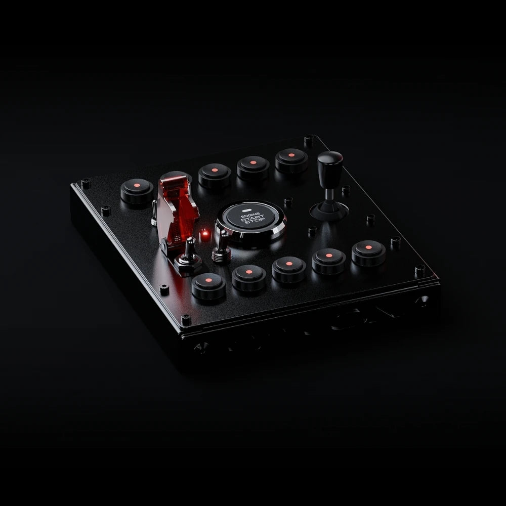 Ignition Controls all metal Mini EX Button Box on Player1 Sim Gear