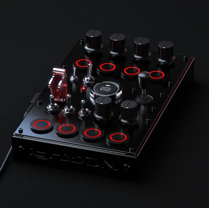 Ignition Controls NA2 RR E6 V4 Sim Racing Button Box on Player1 Sim Gear