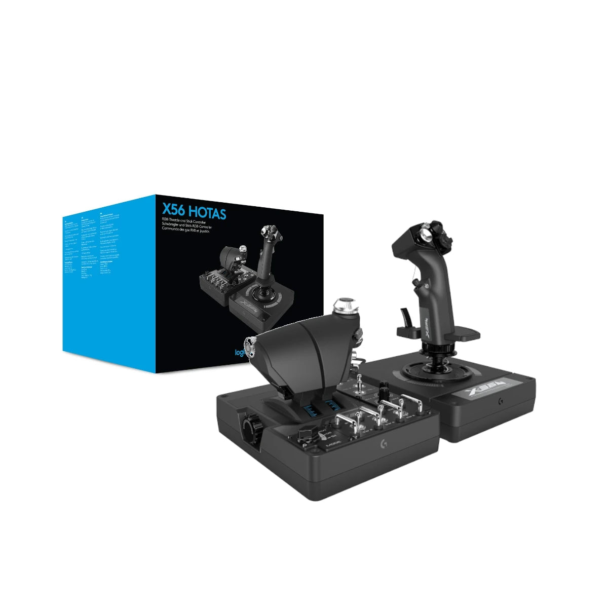 Logitech G Pro X56 Hotas joystick and throttle for flight and space simulation on Player1 Sim Gear