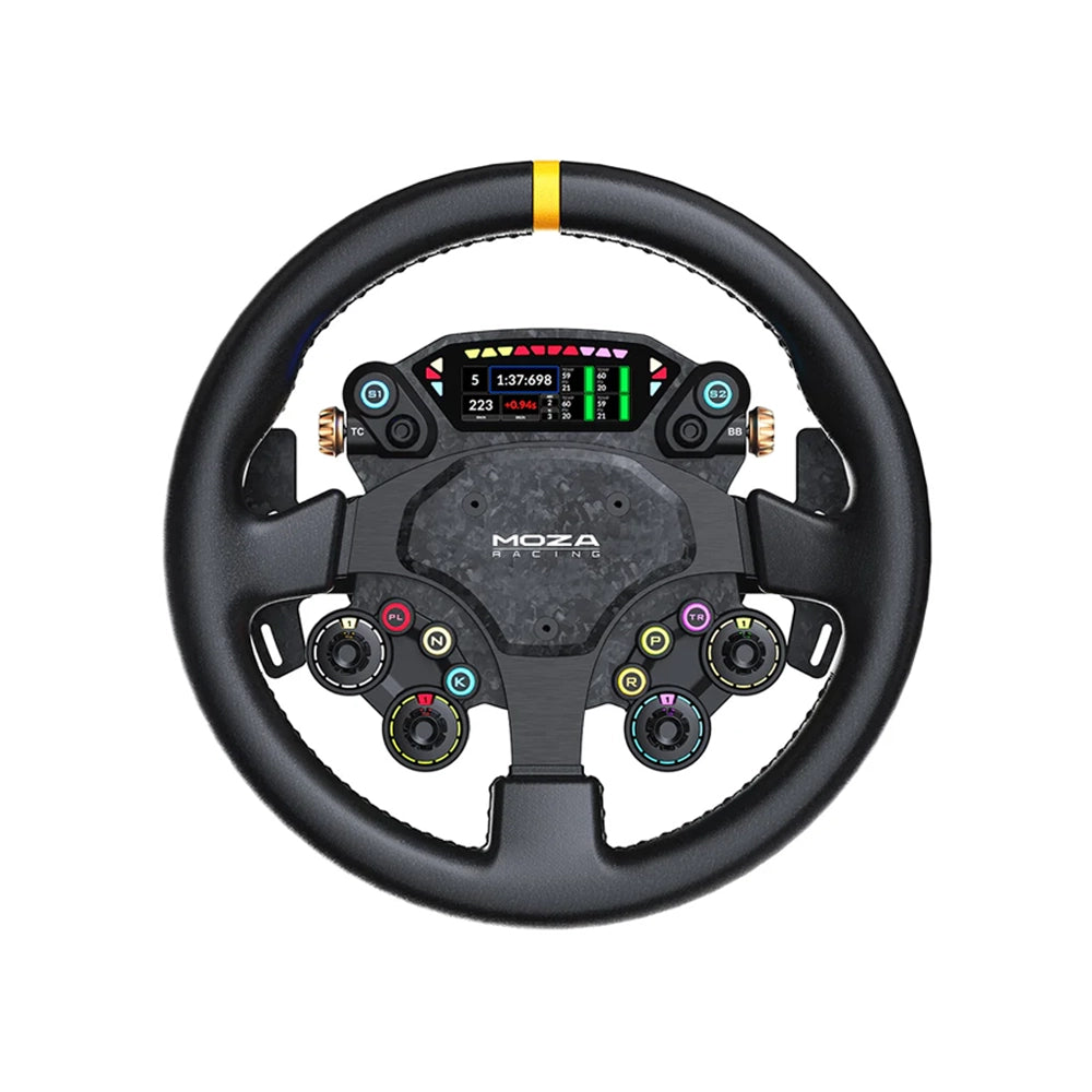MOZA CS Pro Steering Wheel on Player1 Sim Gear 