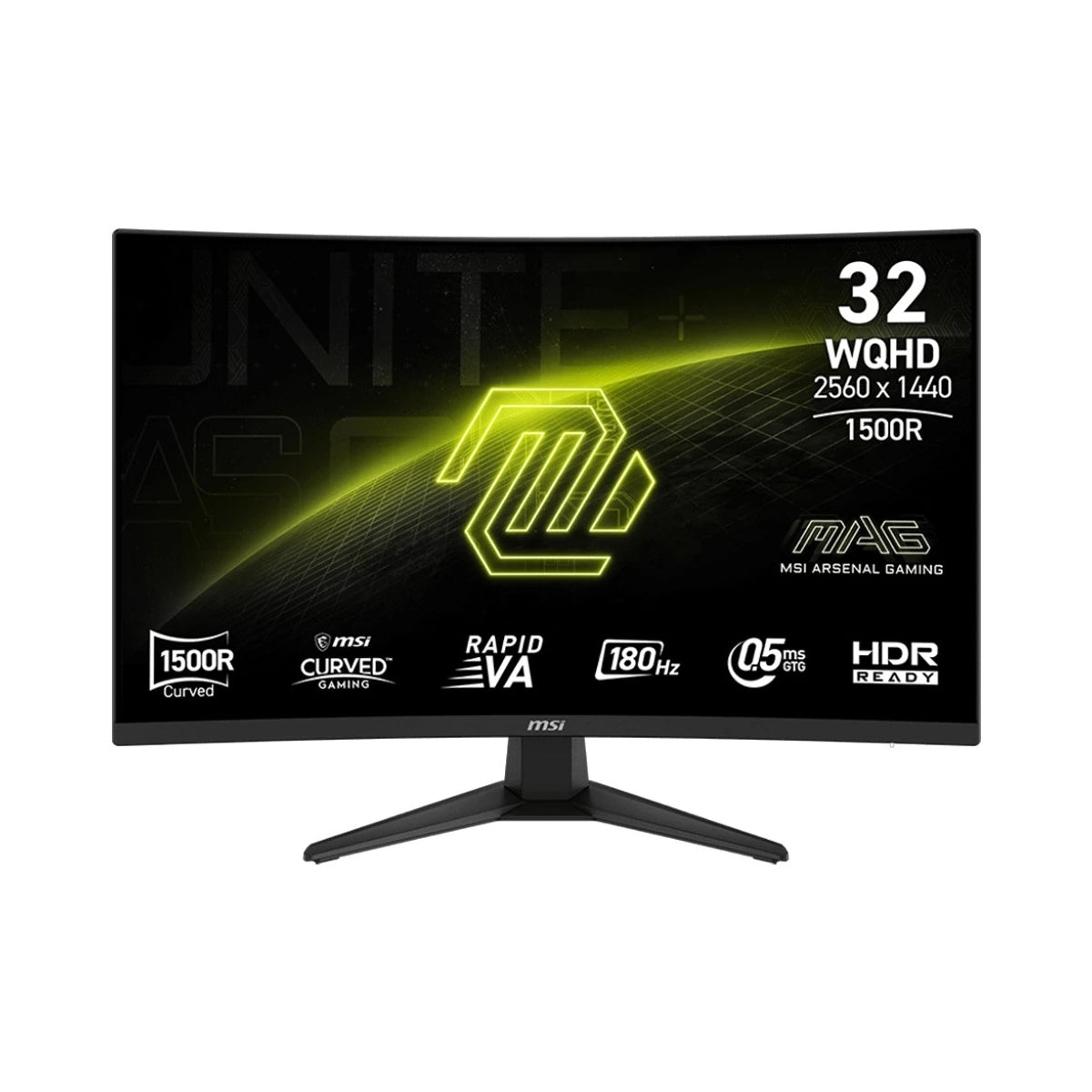 3x MSI 32" WQHD 180Hz Curved Gaming Monitors (Triple Monitor Setup)