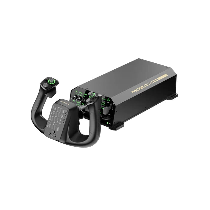 Moza AY210 Force Feedback Yoke Base on Player1 Sim Gear