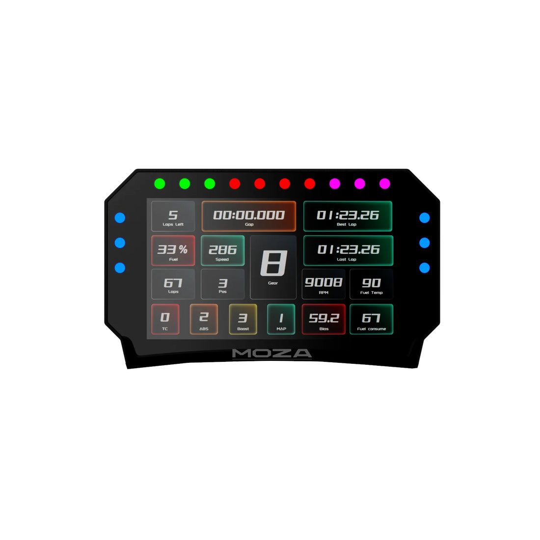 Moza Racing CM2 Sim Racing Digital Dashboard on Player1 Sim Gear