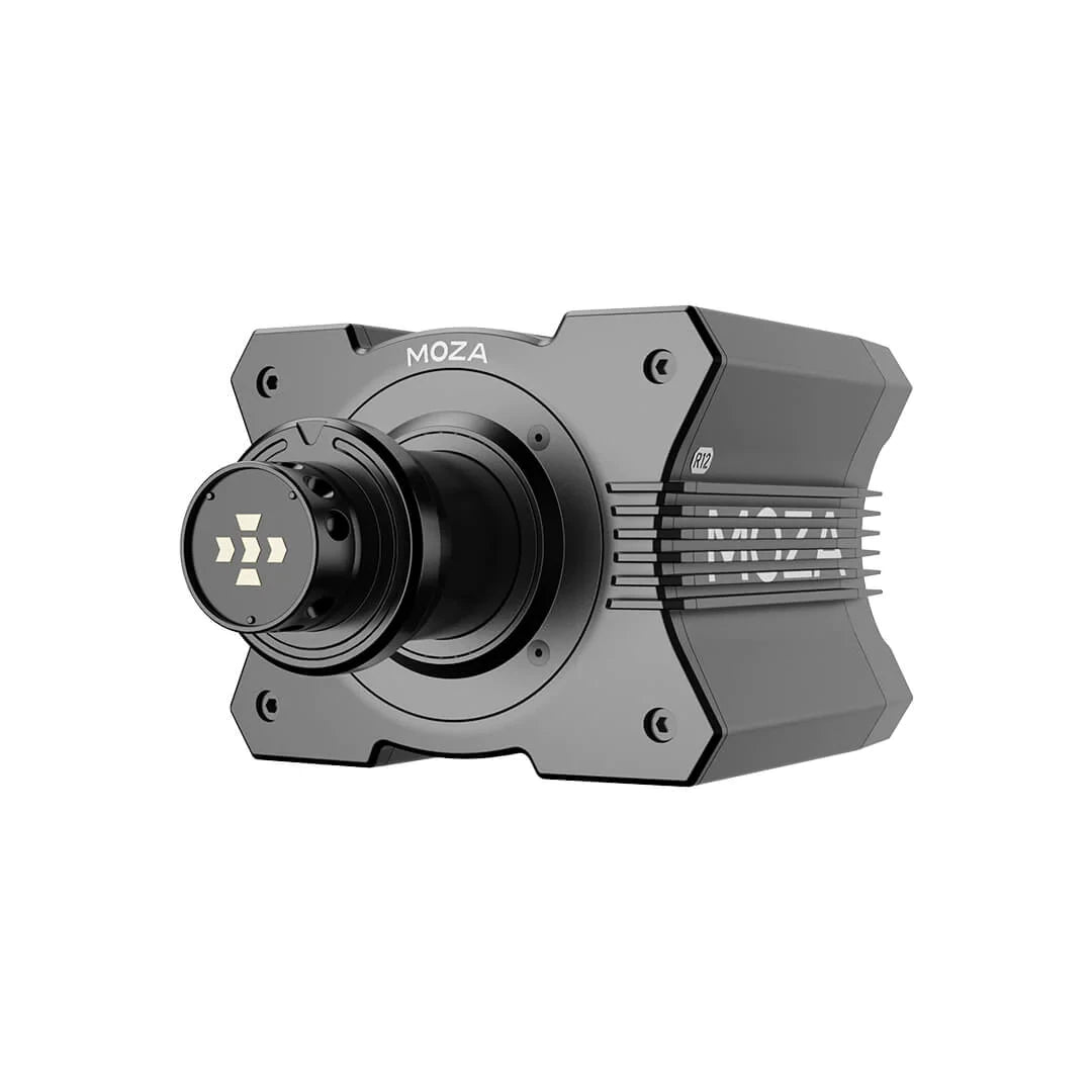 New Moza R12 V2 Wheel Base for Sim Racing on Player1 Sim Gear.