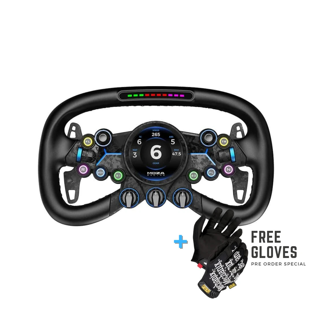 Moza Racing VGS Vision GS Sim Racing Wheel on Player1 Sim Gear