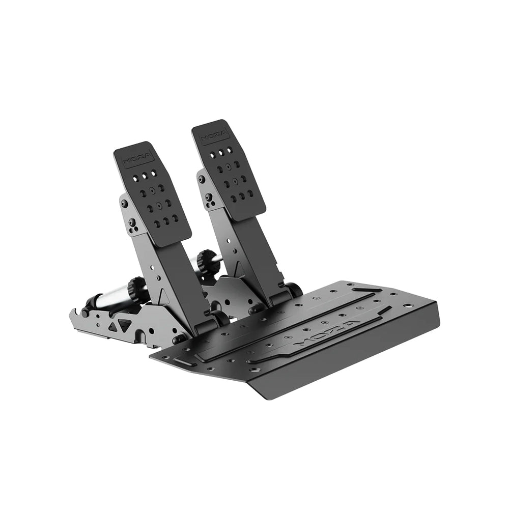 Moza SRP2 Pedals 100KG Load Cell 2 Pedal Set right front view