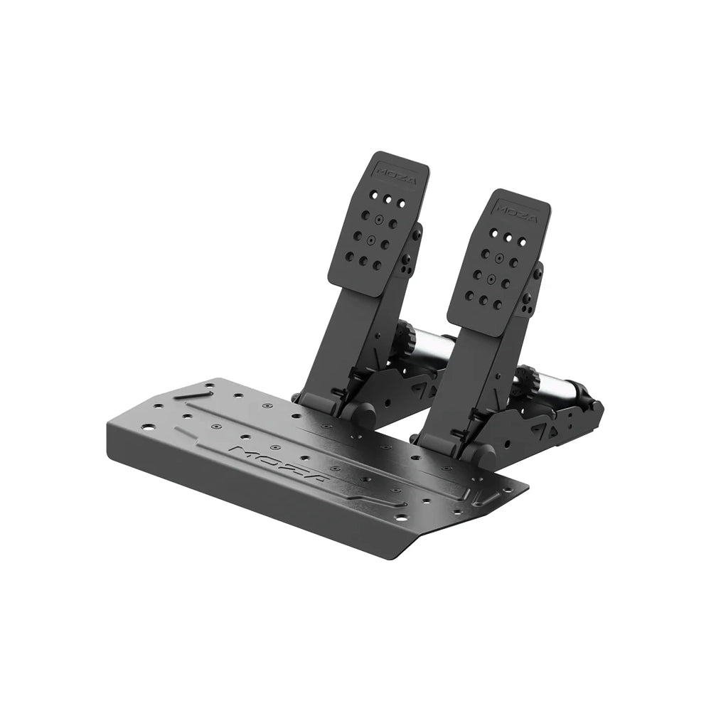 Moza SRP2 Pedals 100KG Load Cell 2 Pedal Set left front view
