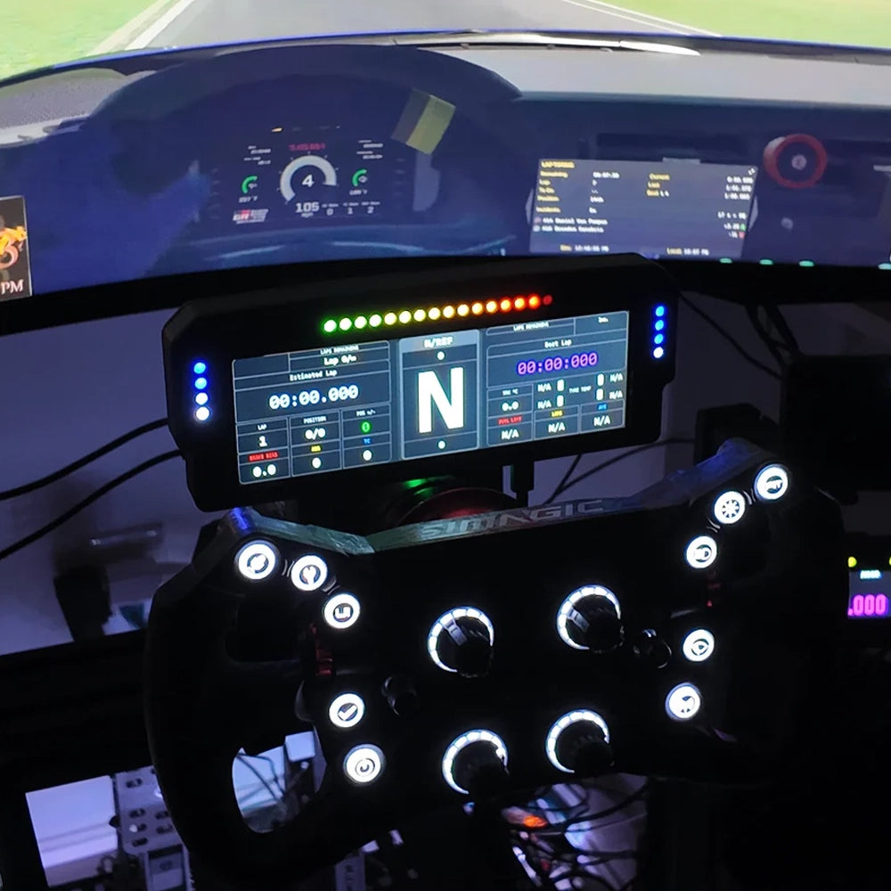 NCRD 7.8 Inch digital sim racing dashboard on Player1 Sim Gear
