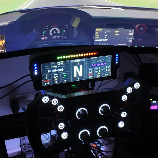 NCRD 7.8 Inch digital sim racing dashboard on Player1 Sim Gear