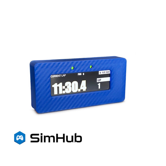 NCRD 4″ Touchscreen Digital
Dashboard Racelogic-style lap timer on Player1 Sim Gear Australia