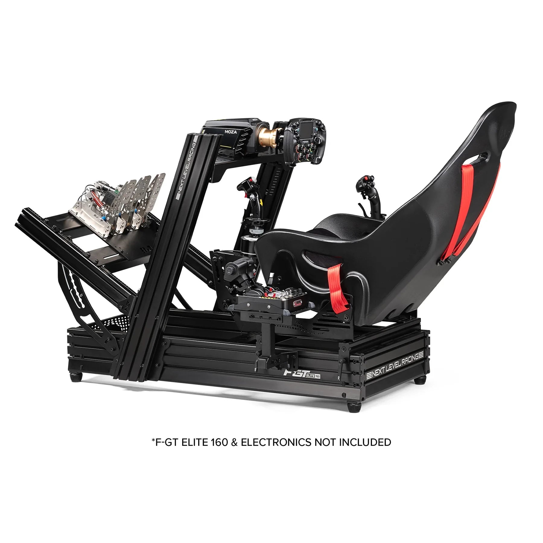 Next Level Racing Elite Flight Pack. Flight Simulator control mounts on Player1 Sim Gear.