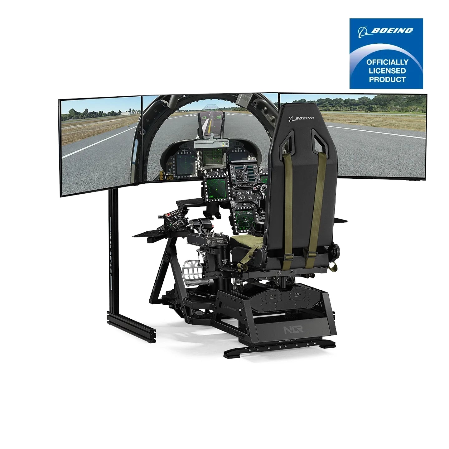 Next Level Racing Flight Simulator Pro Boeing Military Edition for Flight Sims on Player1 Sim Gear