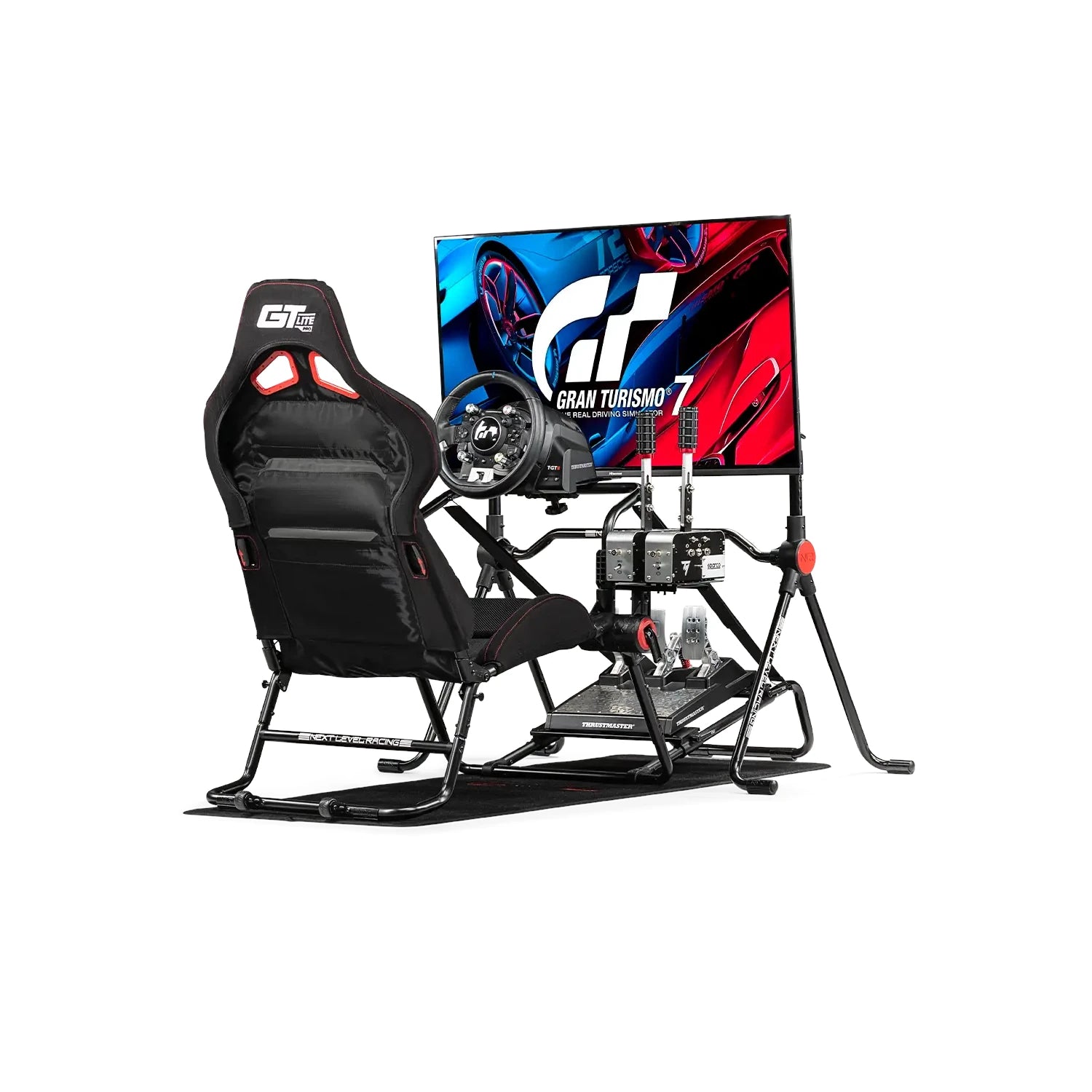 Next Level Racing GTLite Pro Foldable Sim Racing Cockpit on Player1 Sim Gear